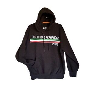 Alejandro Fernรกndez Crew Hoodie Golden Goods De Rey A Rey Black Sweatshirt Men M